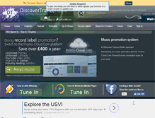 Tablet Screenshot of discovertrance.com